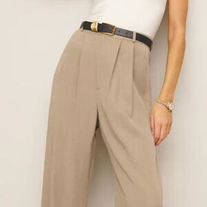 Reformation Mason Pant - Khaki - Size 6
